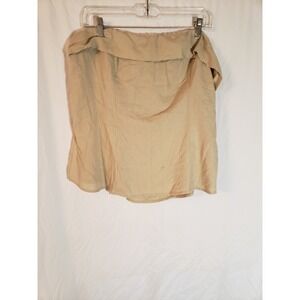 Women's Wild Fable Strapless Tan Smocked Top Size XL